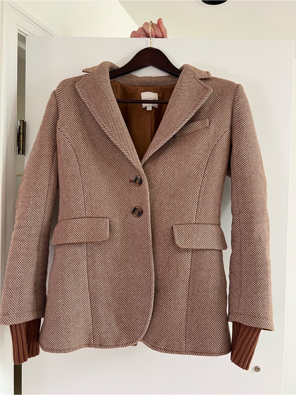 Favorite Daughter Herringbone City Blazer